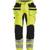 Håndværkerbukser Stretch Varsel 2240 Technical Gul/sort Jobman