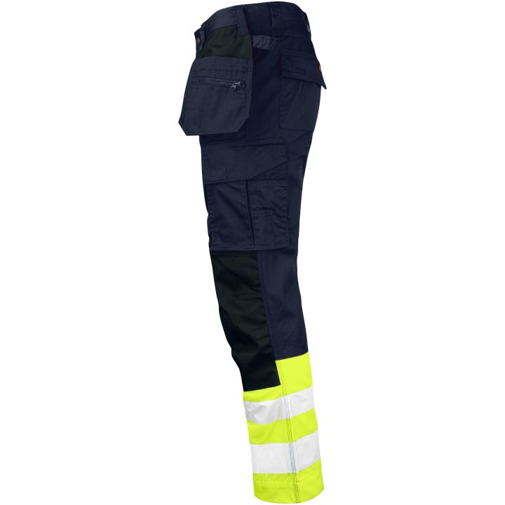 Håndværkerbukser Varsel 2513 Practical Marine/Gul Jobman C44 – billede 2