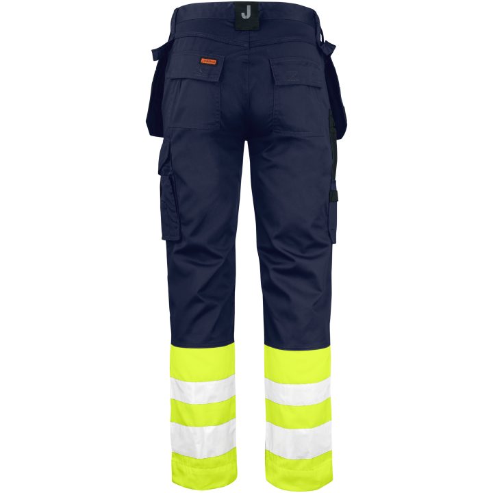 Håndværkerbukser Varsel 2513 Practical Marine/Gul Jobman C44 – billede 3