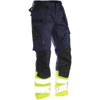 Håndværkerbukser Varsel 2513 Practical Marine/Gul Jobman