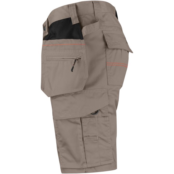 Håndværkershorts 2722 Practical Khaki/Sort Jobman C42 – billede 2