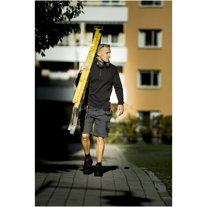 Håndværkershorts Bomuld 2733 Technical Mørkegrå/Sort Jobman C44 – billede 5