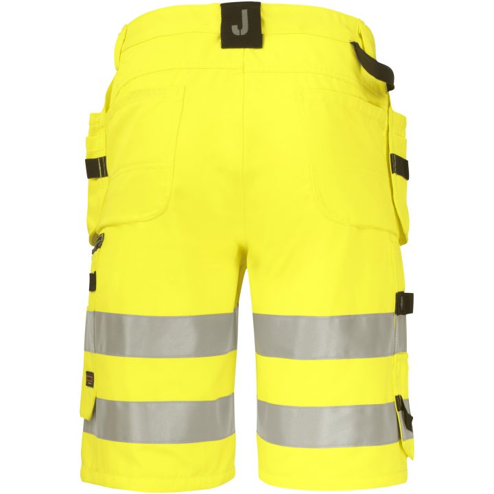 Håndværkershorts Hi-Vis 2207 Technical Gul Jobman C46 – billede 2