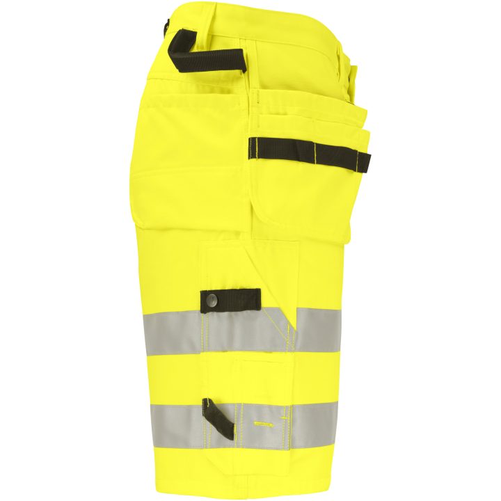 Håndværkershorts Hi-Vis 2207 Technical Gul Jobman C46 – billede 3