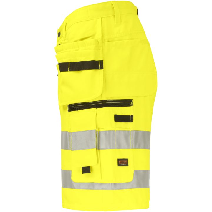 Håndværkershorts Hi-Vis 2207 Technical Gul Jobman C46 – billede 4