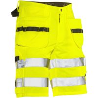 Håndværkershorts Hi-Vis 2207 Technical Gul Jobman