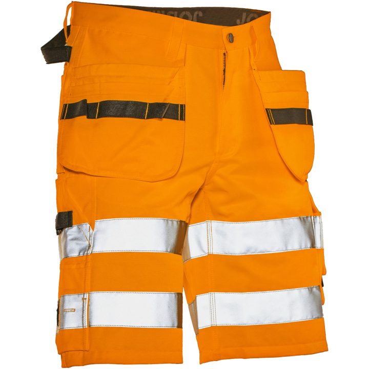 Håndværkershorts Hi-Vis 2207 Technical Orange Jobman C46 – billede 2
