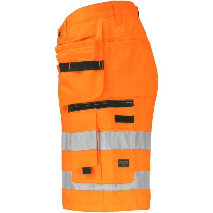 Håndværkershorts Hi-Vis 2207 Technical Orange Jobman C46 – billede 5