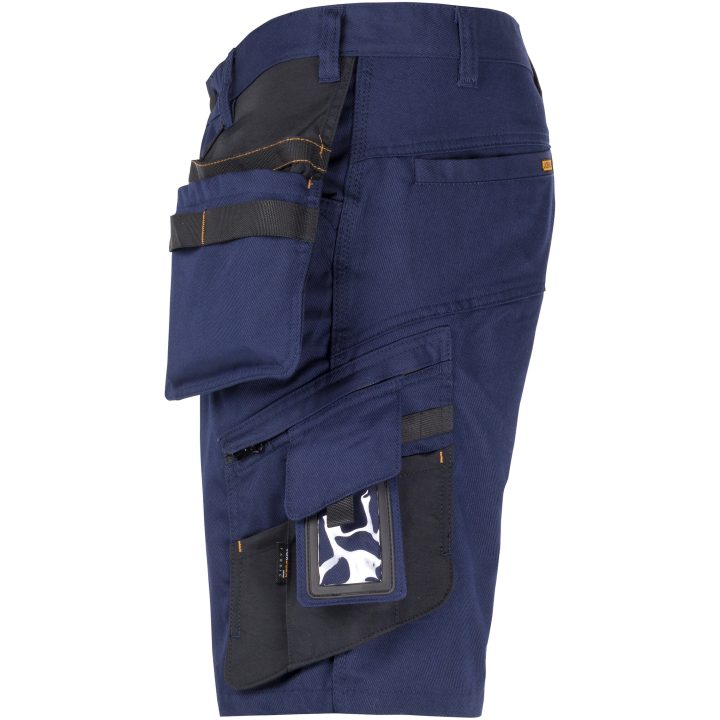 Håndværkershorts Stretch 2168 Technical Marine/Sort Jobman C44 – billede 2