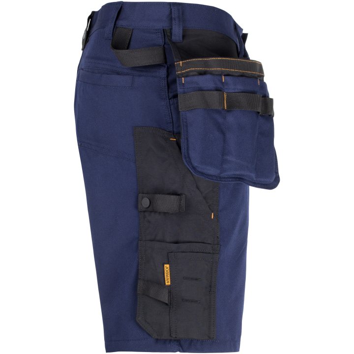 Håndværkershorts Stretch 2168 Technical Marine/Sort Jobman C44 – billede 4