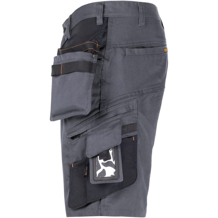 Håndværkershorts Stretch 2168 Technical Mørkegrå/Sort Jobman C44 – billede 2