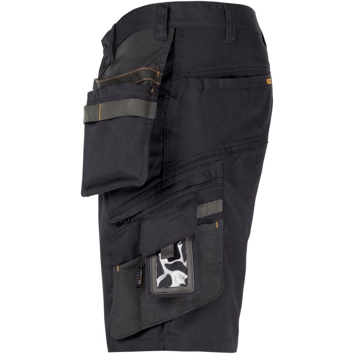 Håndværkershorts Stretch 2168 Technical Sort Jobman C44 – billede 2