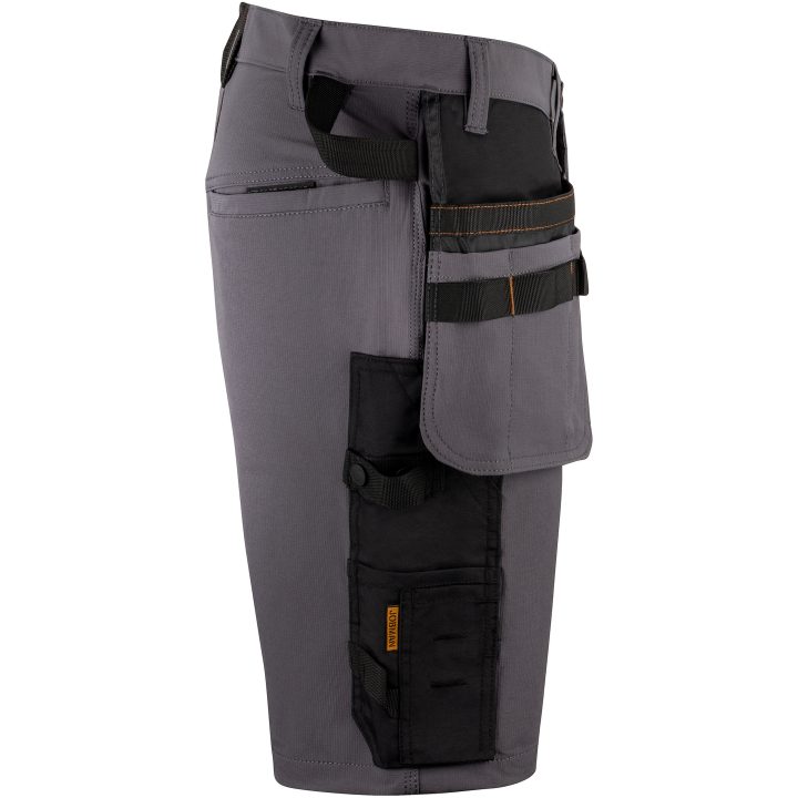 Håndværkershorts Stretch 2196 Advanced Mørkegrå/Sort Jobman C44 – billede 4