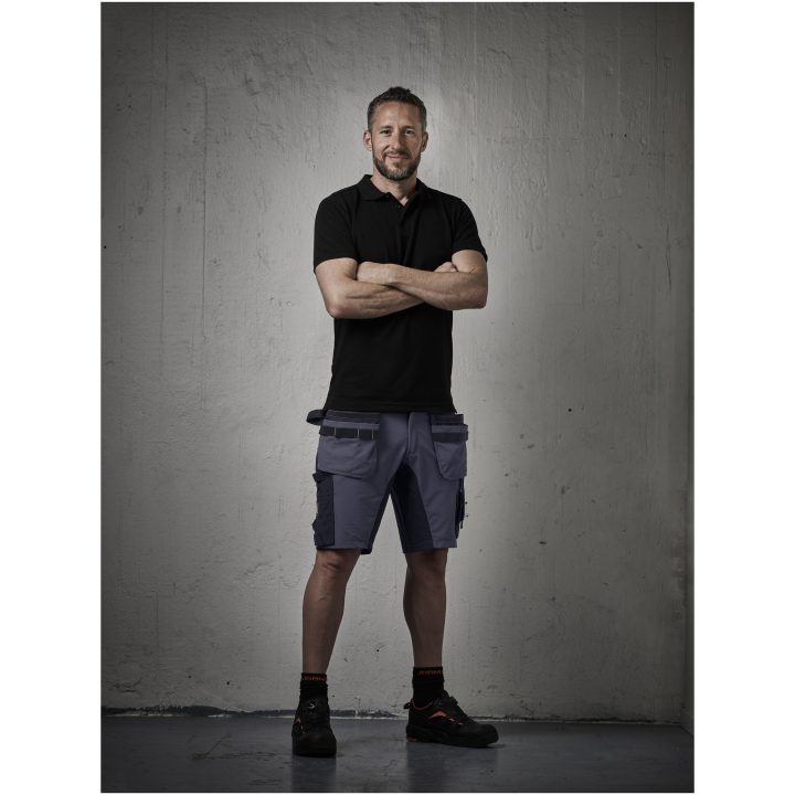 Håndværkershorts Stretch 2196 Advanced Mørkegrå/Sort Jobman C44 – billede 7