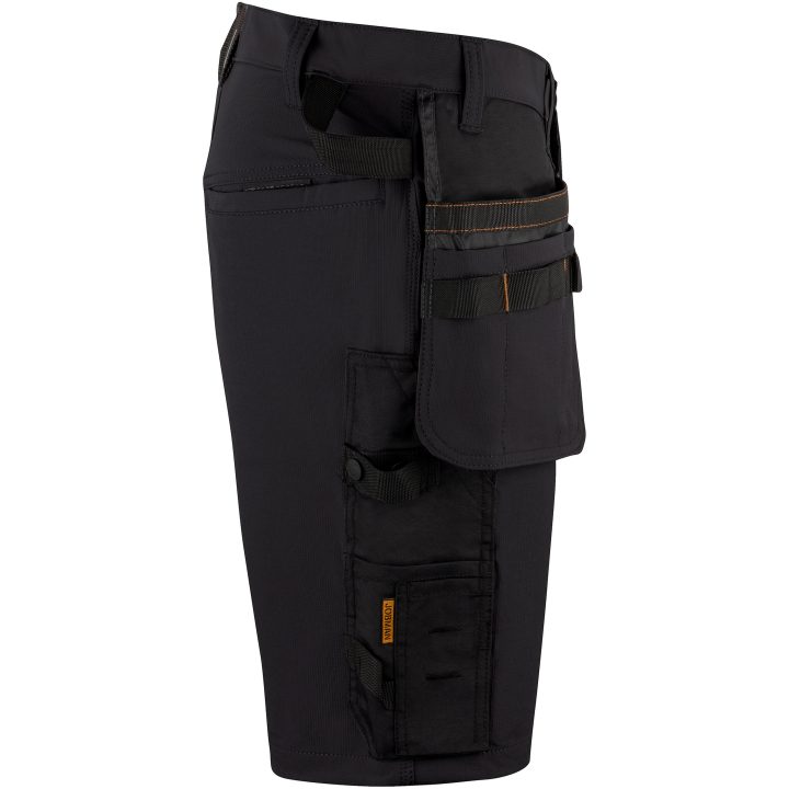 Håndværkershorts Stretch 2196 Advanced Sort Jobman C44 – billede 4