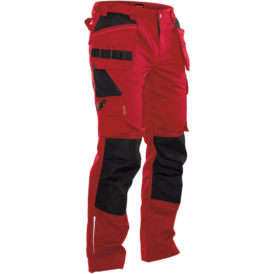 Håndværksbukser 2322 Practical Rød/Sort Jobman C42