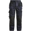 Håndværksbukser Bomuld 2200 Technical Marine/Sort Jobman C146 – miniature 1