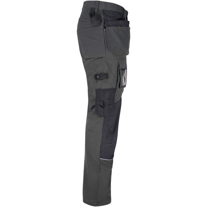 Håndværksbukser Fast Dry 2812 Functional Mørkegrå/Sort Jobman C146 – billede 4
