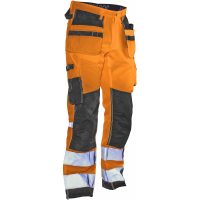 Håndværksbukser Star Varsel 2222 Technical Orange/Sort Jobman