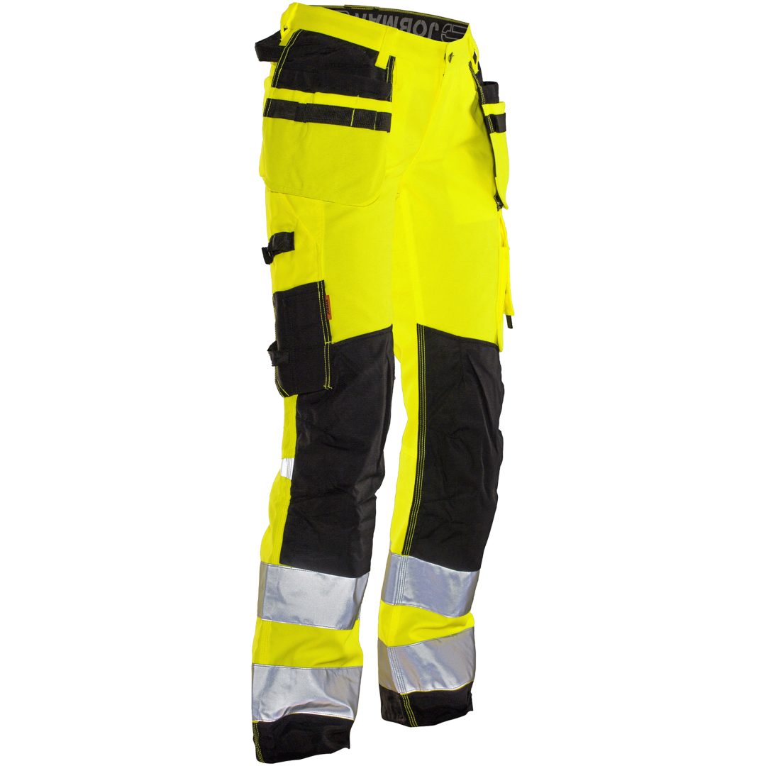 Håndværksbukser Star Varsel Dame 2272 Technical Gul/sort Jobman DA34