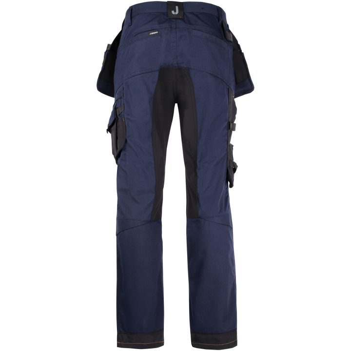 Håndværksbukser Stretch 2164 Technical Marine/Sort Jobman C146 – billede 3