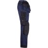 Håndværksbukser Stretch 2164 Technical Marine/Sort Jobman C146 – miniature 4