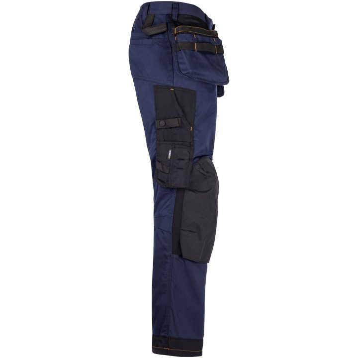 Håndværksbukser Stretch 2164 Technical Marine/Sort Jobman C146 – billede 4