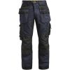 Håndværksbukser Stretch 2164 Technical Marine/Sort Jobman C146 – miniature 1