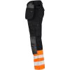 Håndværksbukser Varsel 2277 Practical Sort/Orange Jobman C44 – miniature 2