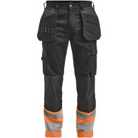 Håndværksbukser Varsel 2277 Practical Sort/Orange Jobman