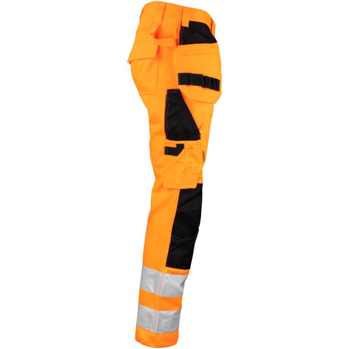Håndværksbukser Varsel 2377 Practical Orange/Sort Jobman C42 – billede 4