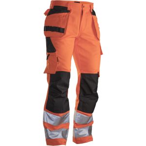 Håndværksbukser Varsel 2377 Practical Orange/Sort Jobman