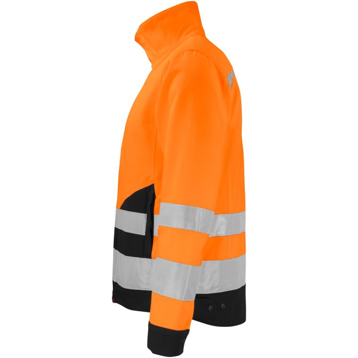 Håndværksjakke Hi-Vis 1231 Technical Orange/Sort Jobman XXXL – billede 4