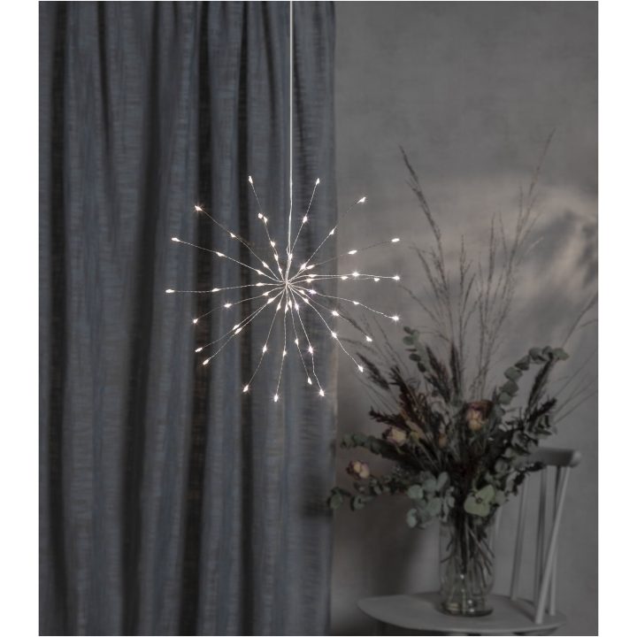 Hängande dekoration Firework Silver Star Trading 4,5V DC – billede 9