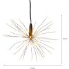 Hängande dekoration Firework Svart Star Trading – miniature 3
