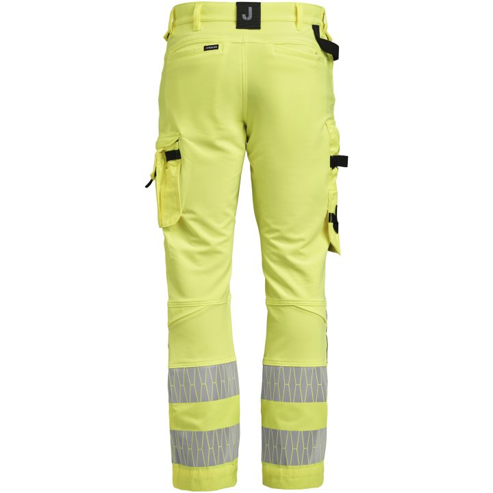Hantverksbyxa 2291 Stretch Varselgul Svart Varsel gul/svart Jobman – billede 4