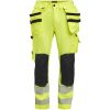 Hantverksbyxa 2291 Stretch Varselgul Svart Varsel gul/svart Jobman – miniature 1