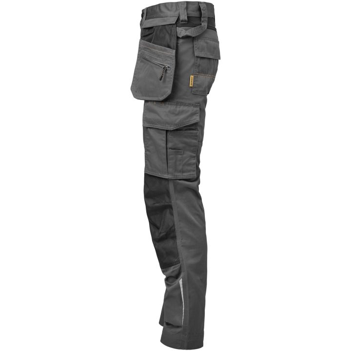 Hantverksbyxa 2326 Stretch Mörkgrå/svart Jobman – billede 2