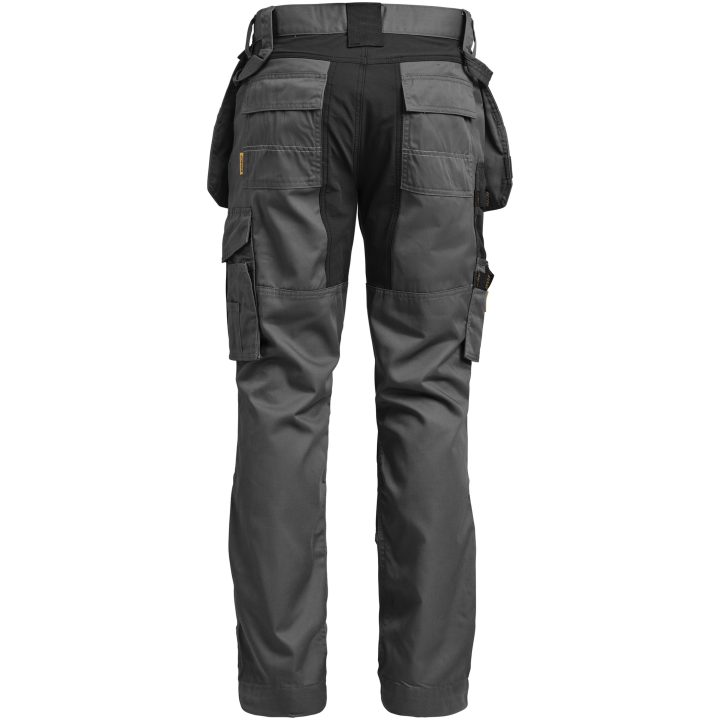 Hantverksbyxa 2326 Stretch Mörkgrå/svart Jobman – billede 3
