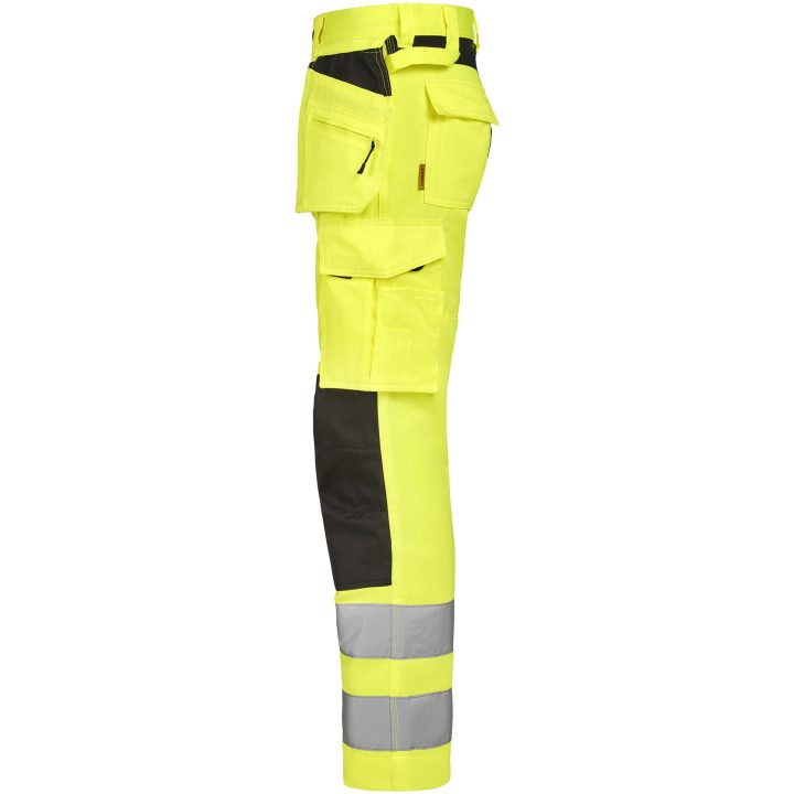 Hantverksbyxa 2379 Stretch Varsel Gul Svart Jobman – billede 2