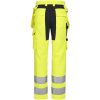 Hantverksbyxa 2379 Stretch Varsel Gul Svart Jobman – miniature 3