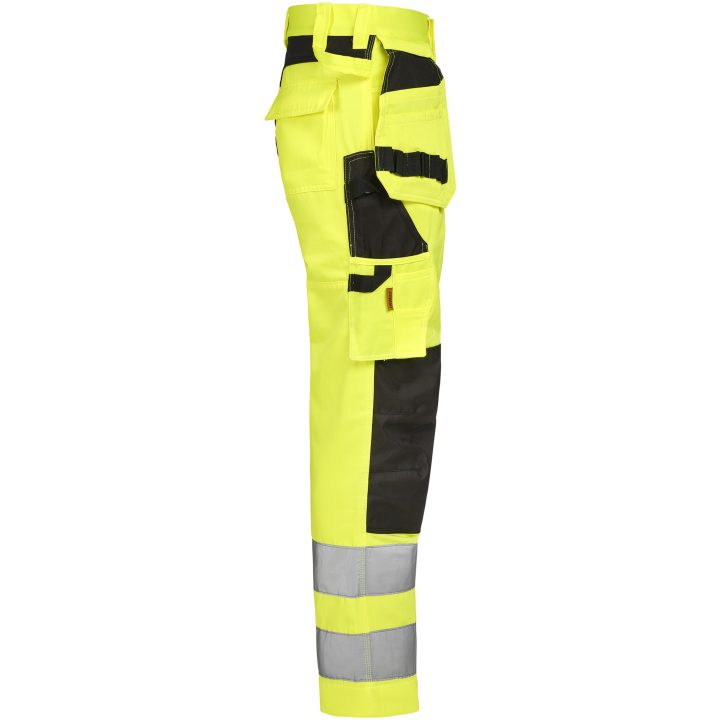 Hantverksbyxa 2379 Stretch Varsel Gul Svart Jobman – billede 4