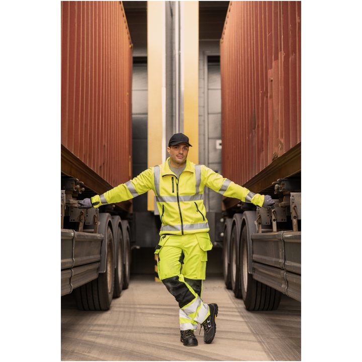 Hantverksbyxa 2379 Stretch Varsel orange/svart Jobman – billede 7