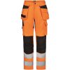 Hantverksbyxa 2379 Stretch Varsel orange/svart Jobman – miniature 1