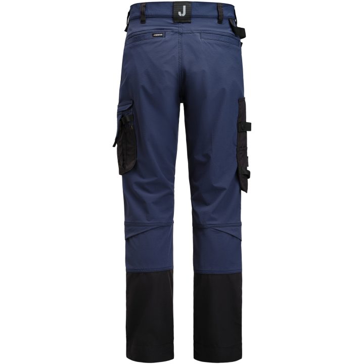 Hantverksbyxa 2391 Stretch Marinblå Svart Jobman – billede 6