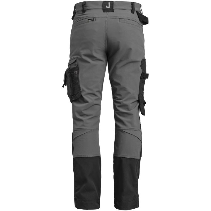 Hantverksbyxa 2391 Stretch Mörkgrå/svart Jobman – billede 5