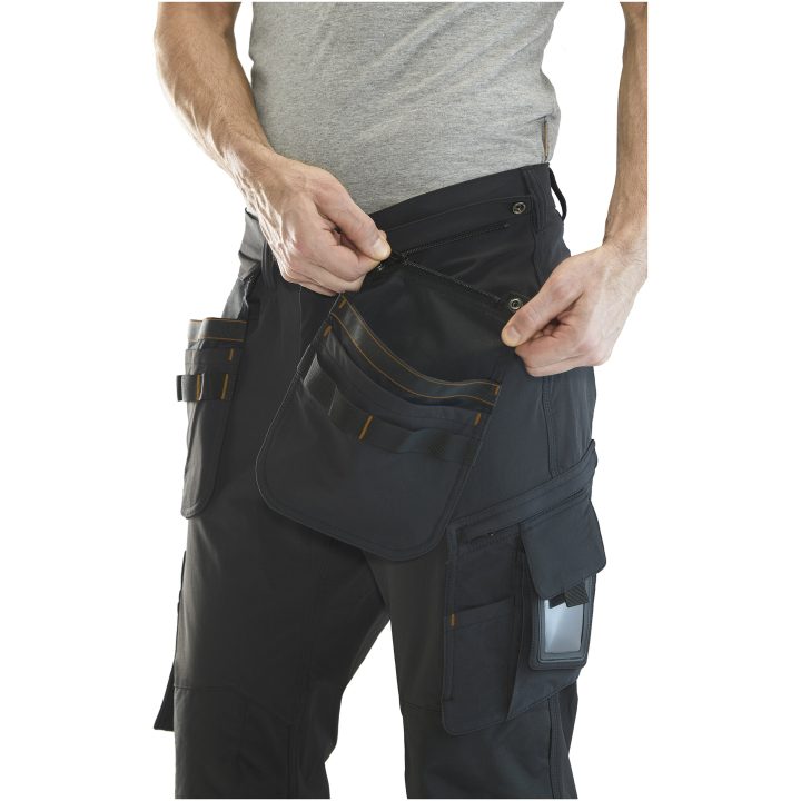 Hantverksbyxa 2391 Stretch Svart Jobman – billede 9