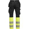 Hantverksbyxa 2392 Stretch Varsel Svart gul Jobman – miniature 3