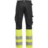 Hantverksbyxa 2392 Stretch Varsel Svart gul Jobman – miniature 5
