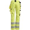 Hantverksbyxa Dam 2271 Stretch Varsel Gul Svart Jobman – miniature 3